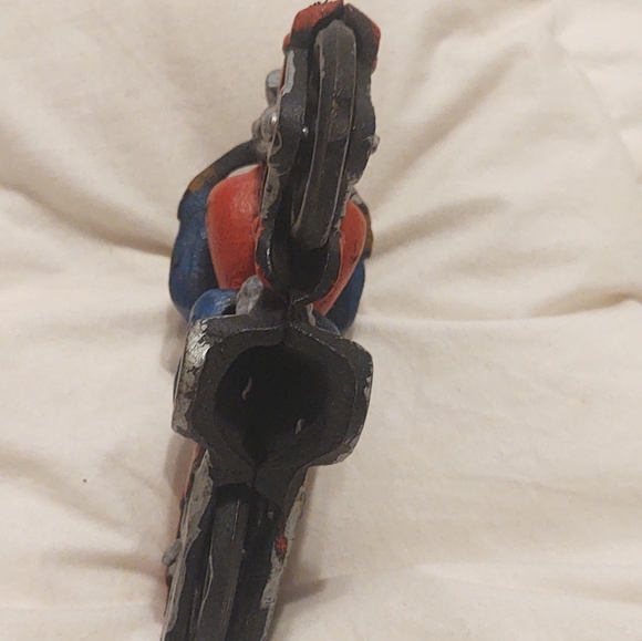 Vintage Cast Iron Motorcycle Toy 1930s.